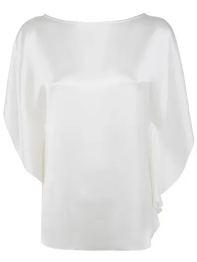 Gianluca Capannolo Iris Sleeve Top In White