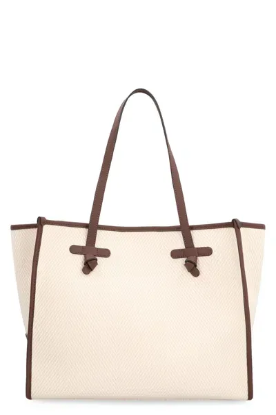 Gianni Chiarini Marcella Herringbone Fabric Tote