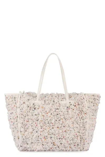 Gianni Chiarini Marcella Tote Bag In Mixwhite