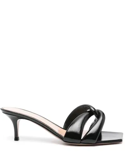 Gianvito Rossi 65mm Amour Mules In Black