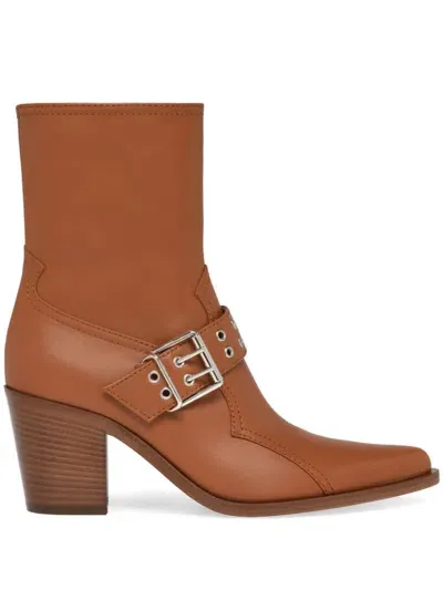 Gianvito Rossi 70mm Arizona Boots In Brown