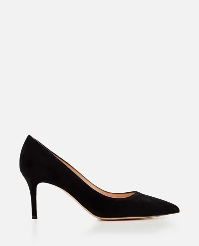 Gianvito Rossi 70mm Gianvito Suede Pump In Black