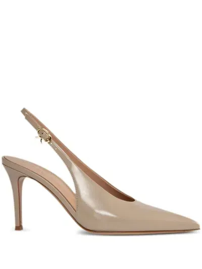 Gianvito Rossi 85mm Tokio Pumps In Nude