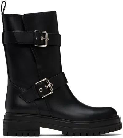 Gianvito Rossi Black Thiago Boots In Nero