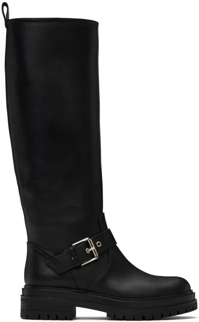 Gianvito Rossi Black Thiago Tall Boots In Nero