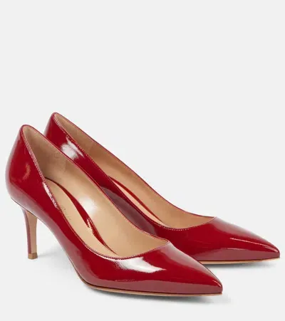 Gianvito Rossi Pumps Gianvito 70 Aus Lackleder In Rot