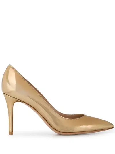 Gianvito Rossi Gianvito 90mm Pumps In Gold