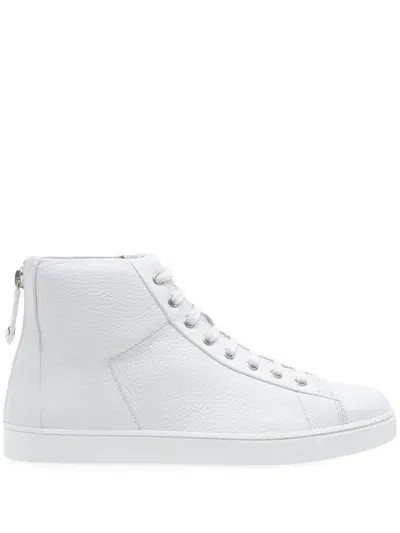 Gianvito Rossi High-top Sneakers In White