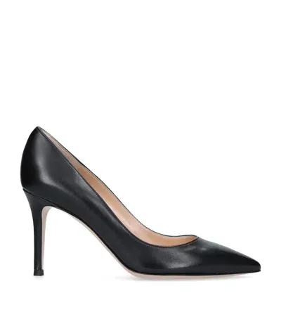 Gianvito Rossi Leather Gianvito Pumps 85 In Black