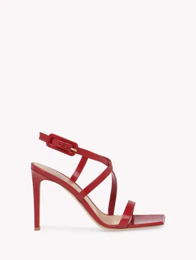 Gianvito Rossi Lindsay Sandal 95 In Red