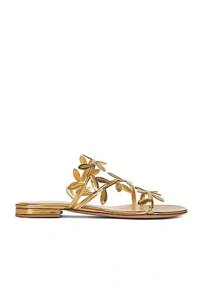 Gianvito Rossi Metal Sandals In Metallic