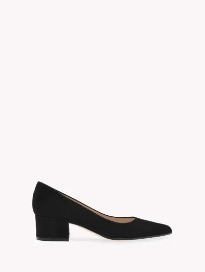 Gianvito Rossi Piper Pump 45 In Black Suede