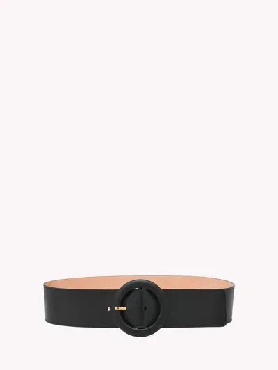 Gianvito Rossi Portofino Belt In Black Leather