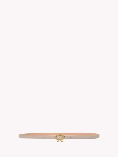 Gianvito Rossi Ribbon Belt In Brown