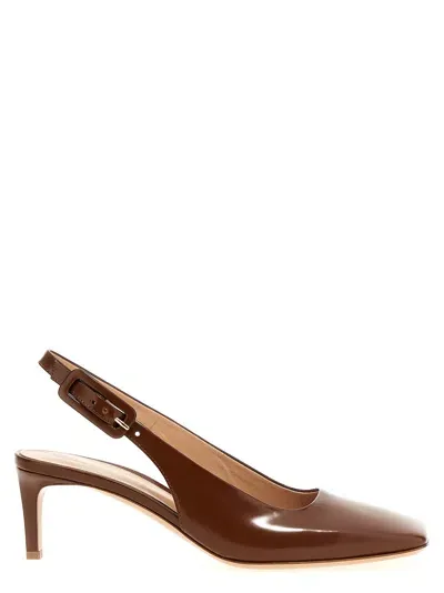 Gianvito Rossi Ric Pumps In Brown