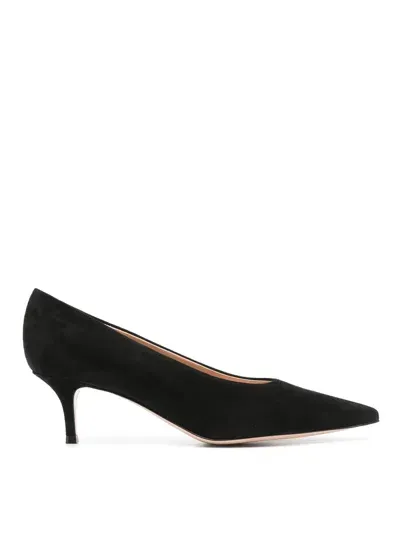 Gianvito Rossi Robbie Suede 40mm Pumps In Negro