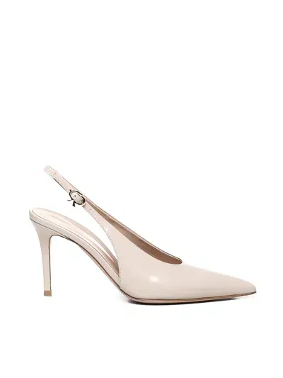 Gianvito Rossi Slingback Tokyo Mousse In Beis