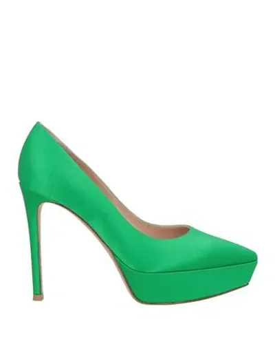 Gianvito Rossi 105mm Dasha Satin High Heel Pumps In Green