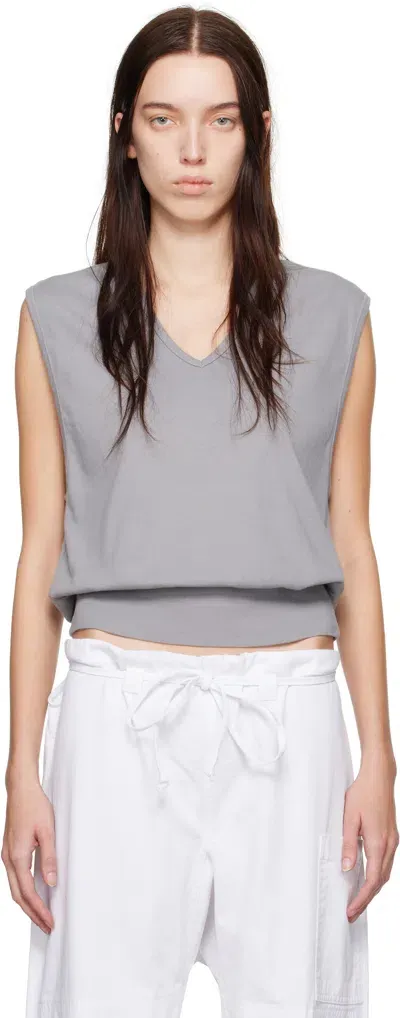 Gil Rodriguez Gray Billie Oversized Vest In Neutral Grey