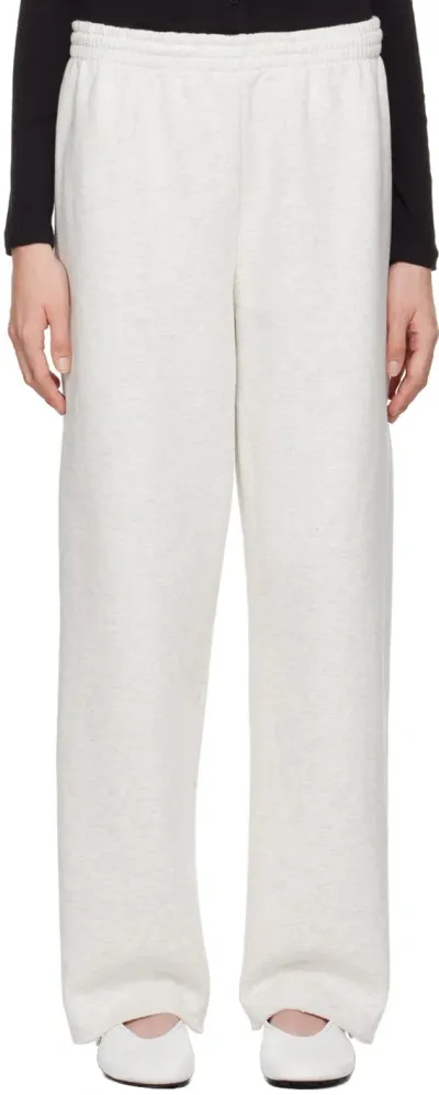 Gil Rodriguez Gray Heavy Fleece Sunday Lounge Pant In Ash Grey