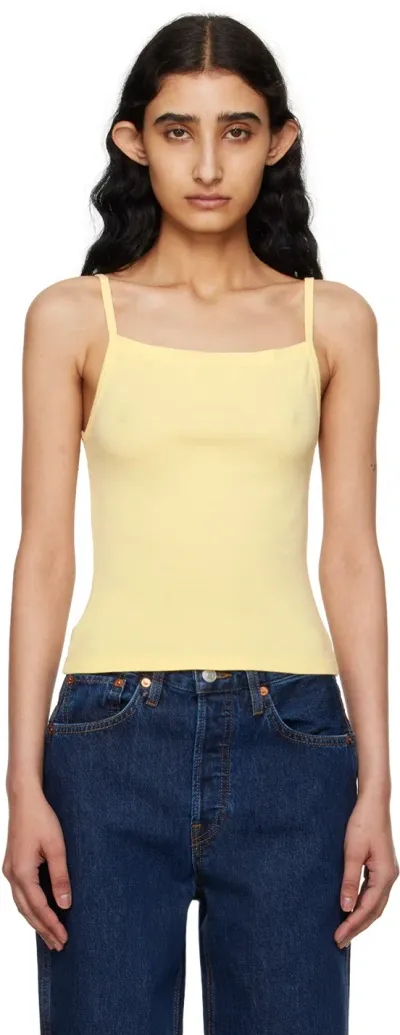 Gil Rodriguez Ssense Exclusive Yellow Lapointe Tank Top In Mellow Yellow