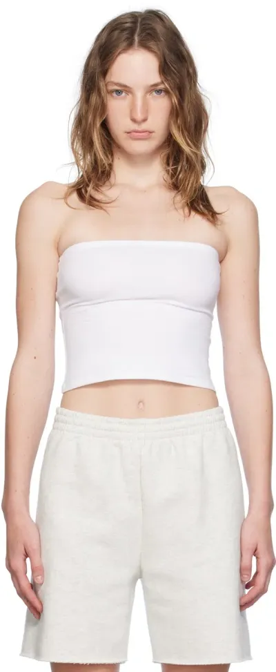 Gil Rodriguez White 'the Tube' Convertible Tube Top