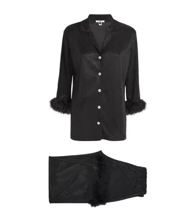 Gilda & Pearl Starlet Pyjama Set In Black