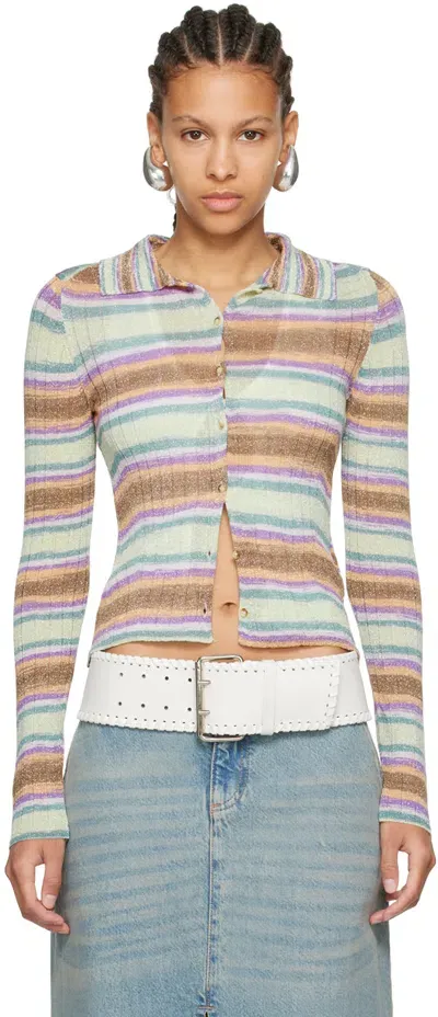 Gimaguas Julieta Horizontal-stripe Top In Multicoloured