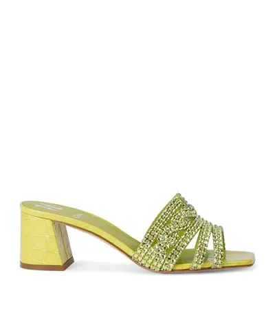 Gina Embellished Utah Mules 50 In Green