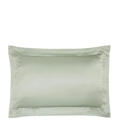 Gingerlily Silk King Oxford Pillowcase In Green