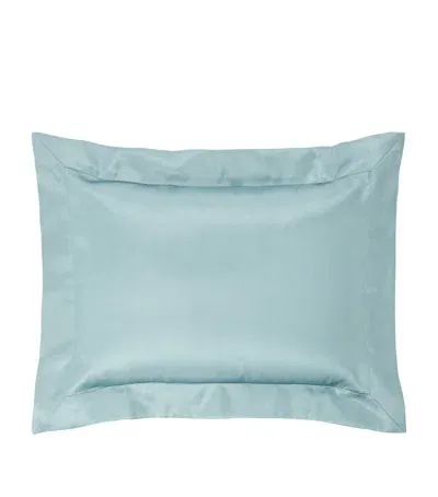 Gingerlily Silk Teal Boudoir Pillowcase In Blue