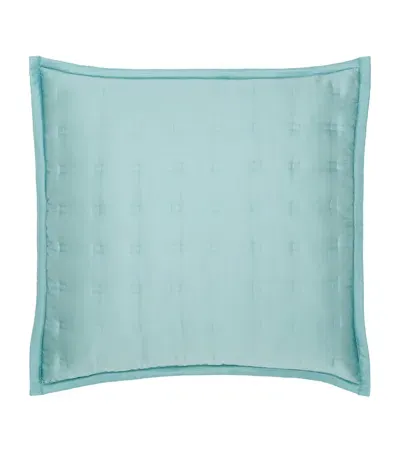 Gingerlily Silk Windsor Cushion Cover In Green