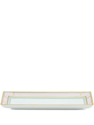 Ginori 1735 Diva Rectangular Platter In Pink