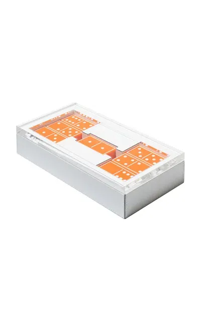 Giobagnara Levanto Domino Game Set In Orange