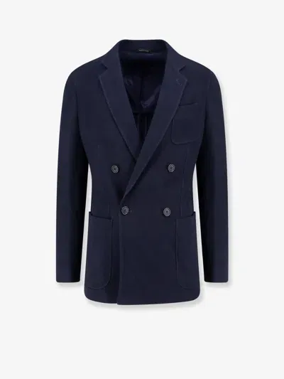 Giorgio Armani Blazer In Blue