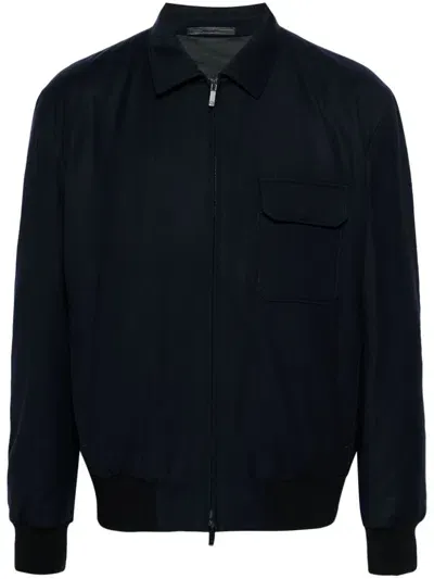 Giorgio Armani Blouson Jacket In Black