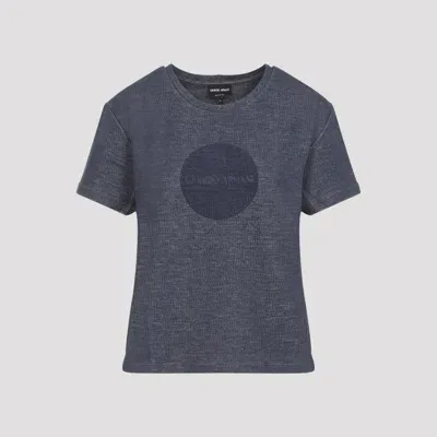 Giorgio Armani T-shirt In Blue