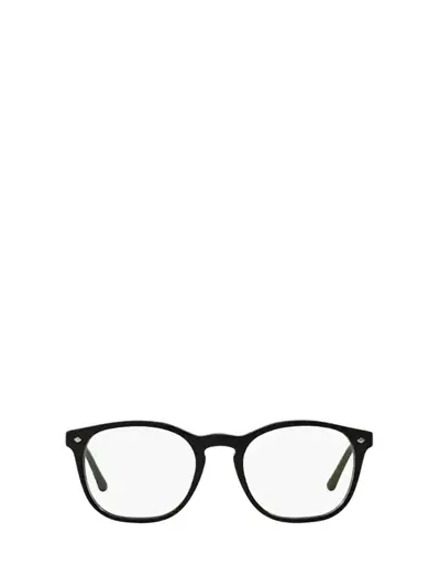 Giorgio Armani Eyeglasses In Matte Black