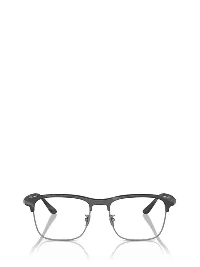 Giorgio Armani Eyeglasses In Matte Green Horn