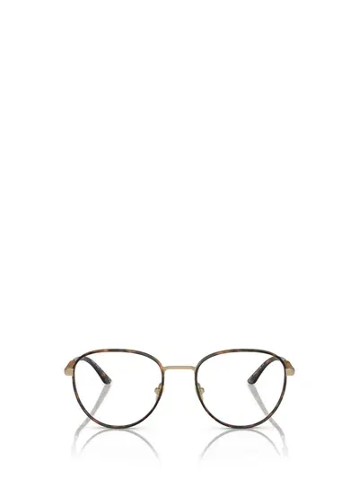 Giorgio Armani Eyeglasses In Matte Pale Gold