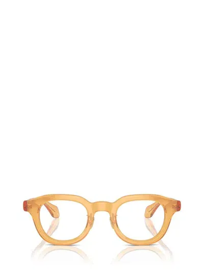 Giorgio Armani Eyeglasses In Transparent Honey