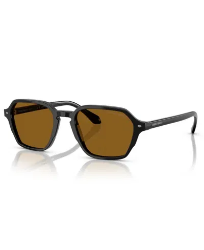 Giorgio Armani Square-frame Sunglasses In Brown