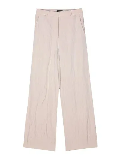 Giorgio Armani Pants In Rose-pink Viscose In Purple