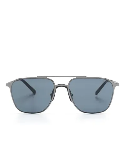 Giorgio Armani Pilot-frame Sunglasses In Grey