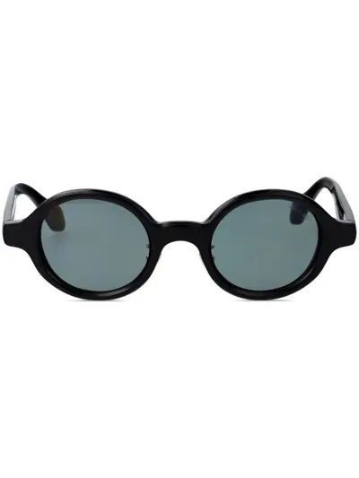 Giorgio Armani Round-frame Sunglasses In Black