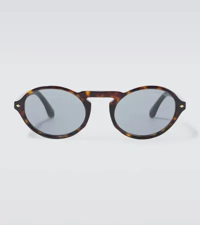 Giorgio Armani Round Sunglasses In Multi