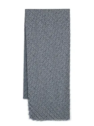 Giorgio Armani Scarf In Blue