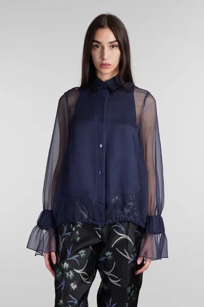 Giorgio Armani Shirt In Blue