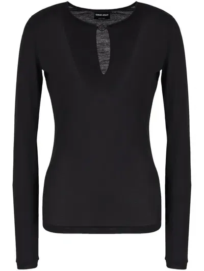 Giorgio Armani Shirt Clothing In Black