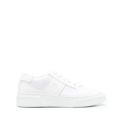 Giorgio Armani Low-top Lace-up Sneakers In White